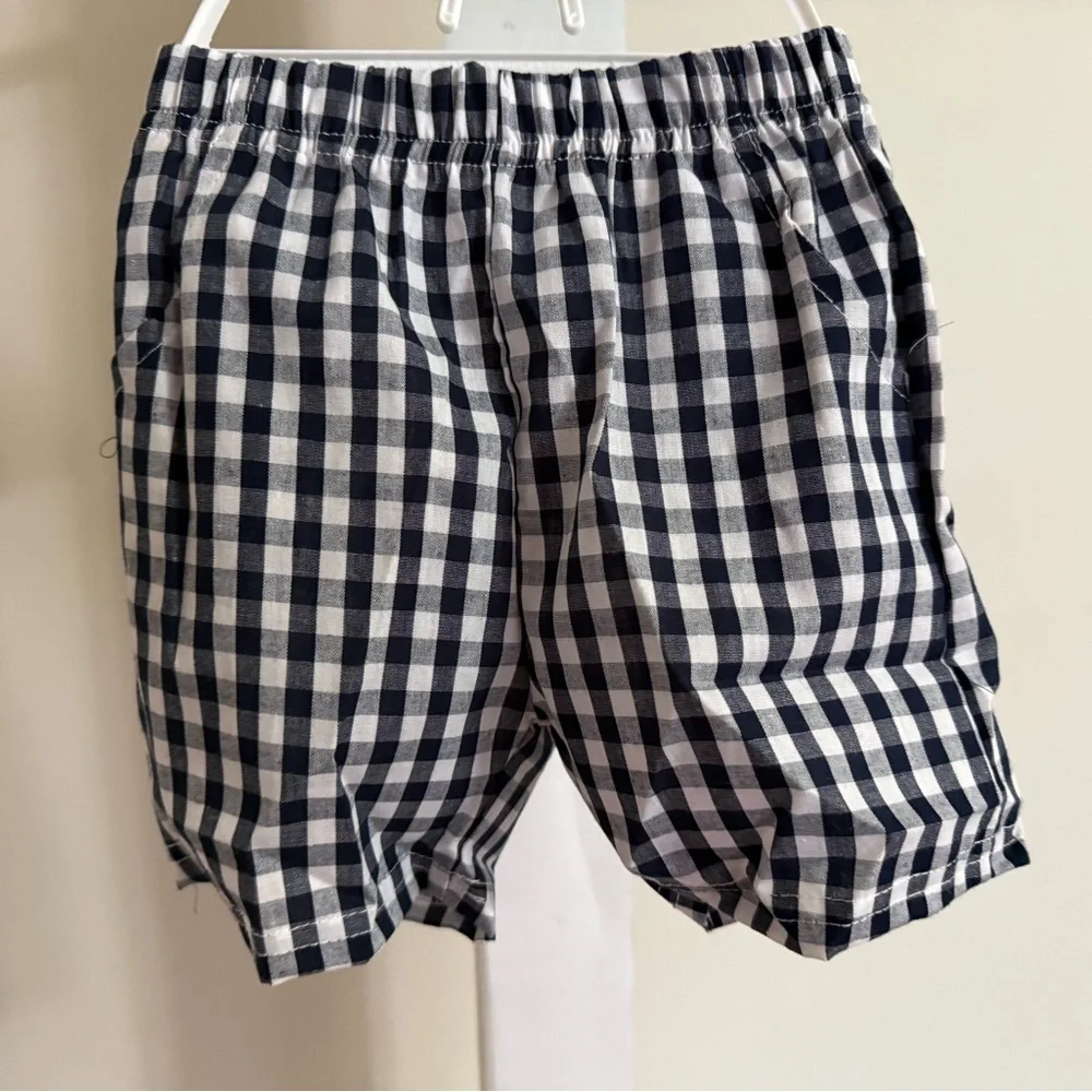 New Smocked I Love Dad Short Set - Size 2-3